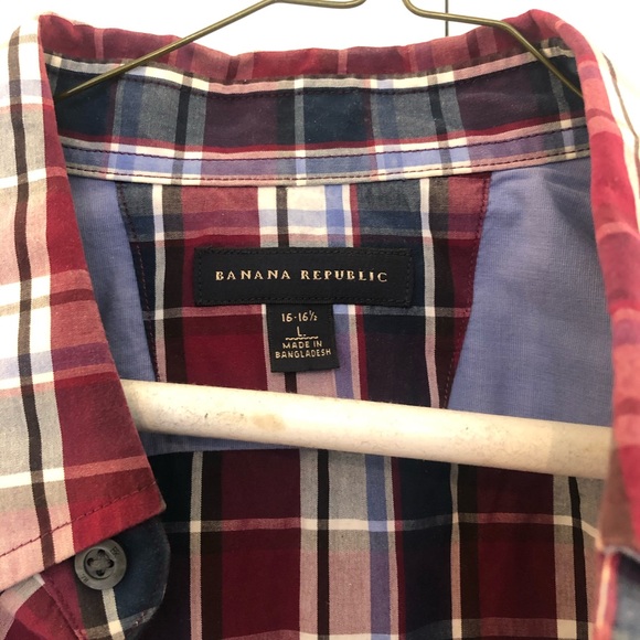 Banana Republic casual dress shirt. - L 16 1/2 - Picture 2 of 2
